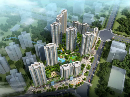 合隆·中 央公园三至四房户型在售 均价9300元/平带装修