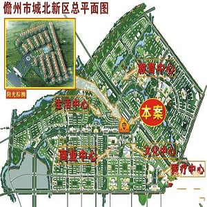 阳光棕榈花园 新区规划图