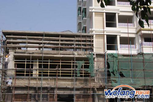 华府苑工程进度实景图(20101209)