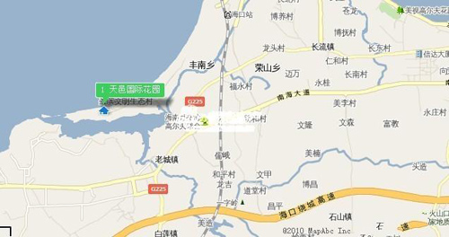 天邑国际花园交通图