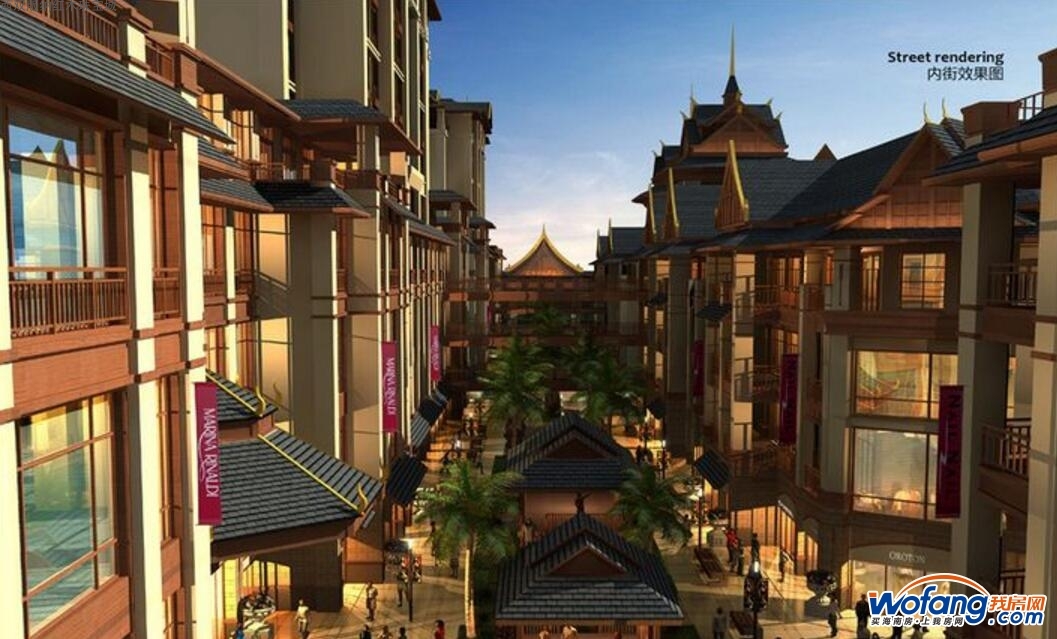 西双版纳红木珠宝城效果图