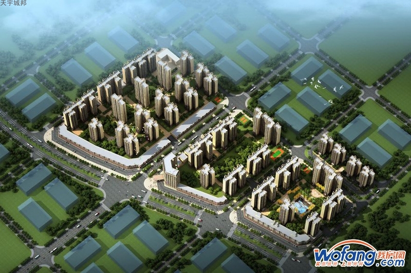 天宇城邦鸟瞰图