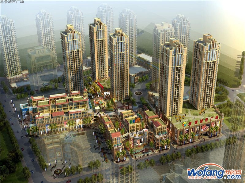 愿景城市广场鸟瞰图