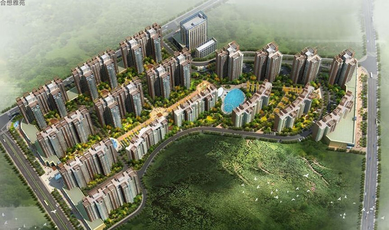 合想雅苑鸟瞰图