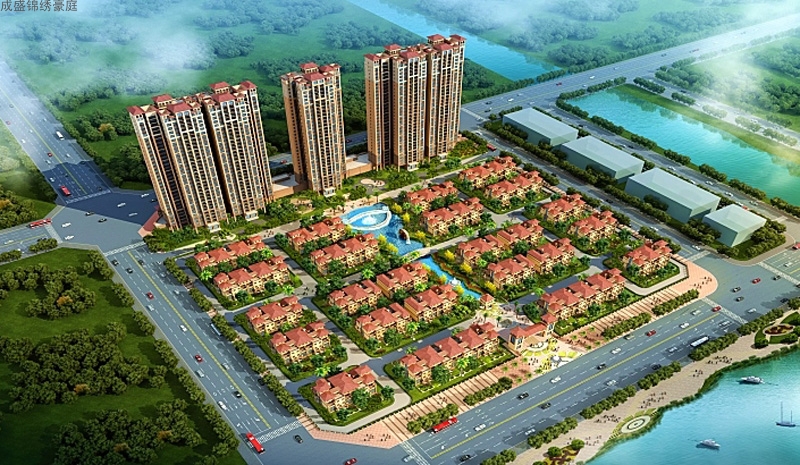 成盛锦绣豪庭鸟瞰图