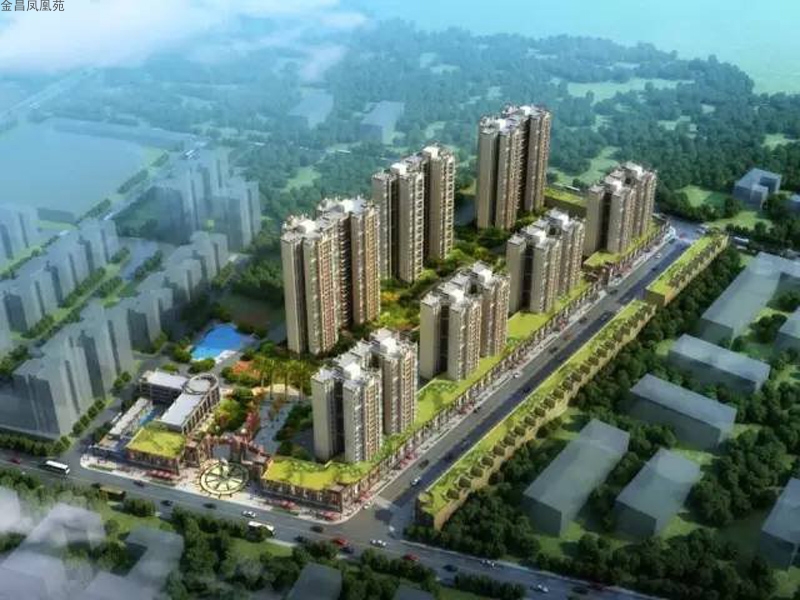 金昌凤凰苑鸟瞰图