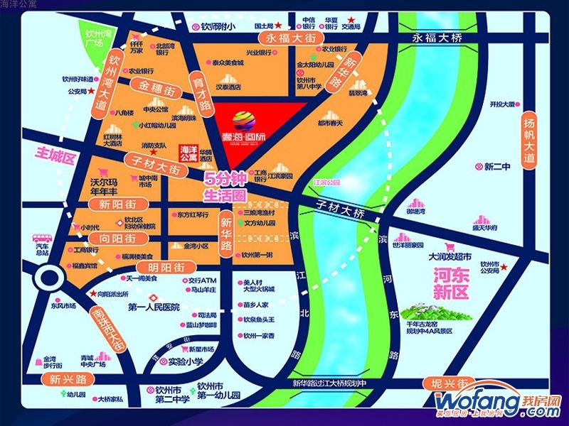 海洋公寓交通图