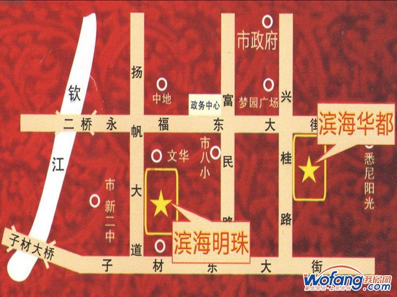 滨海华都交通图