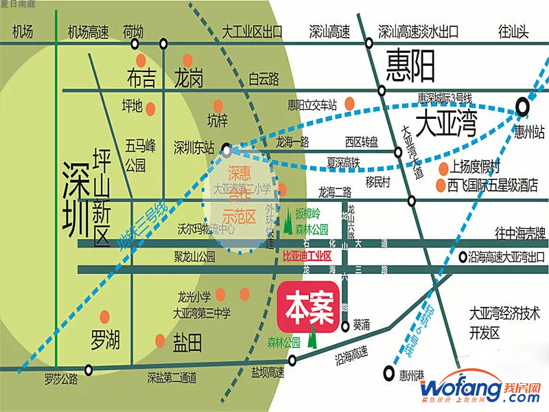 夏日南庭交通图