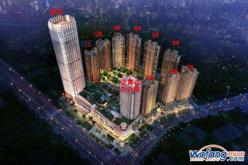 顺江帝景城Ⅱ期鸟瞰图
