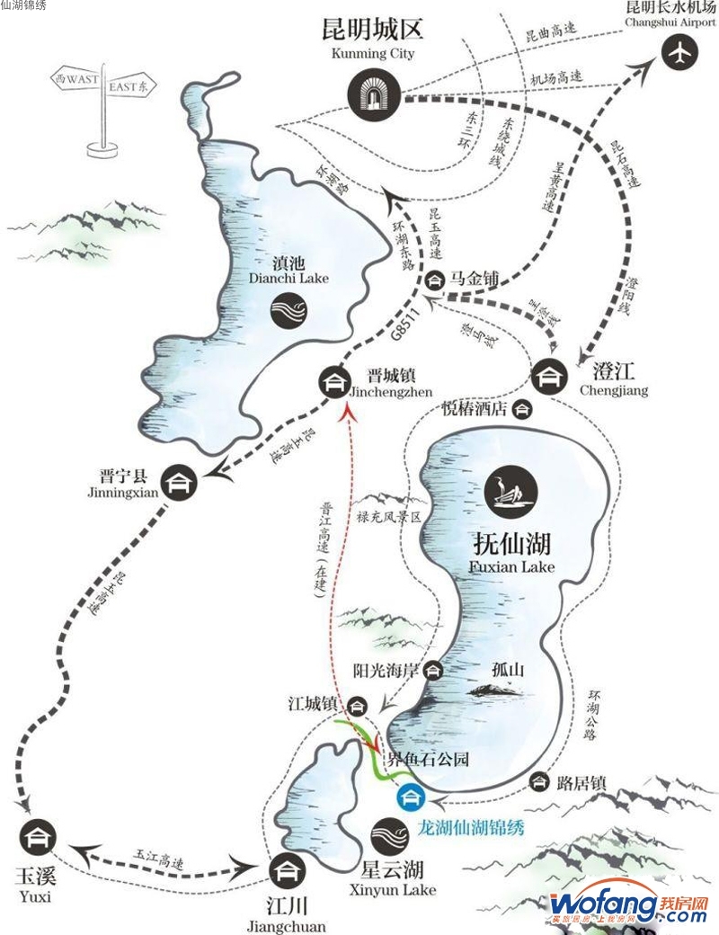 仙湖锦绣区位图