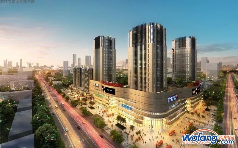 湛江义乌国际商贸城鸟瞰图