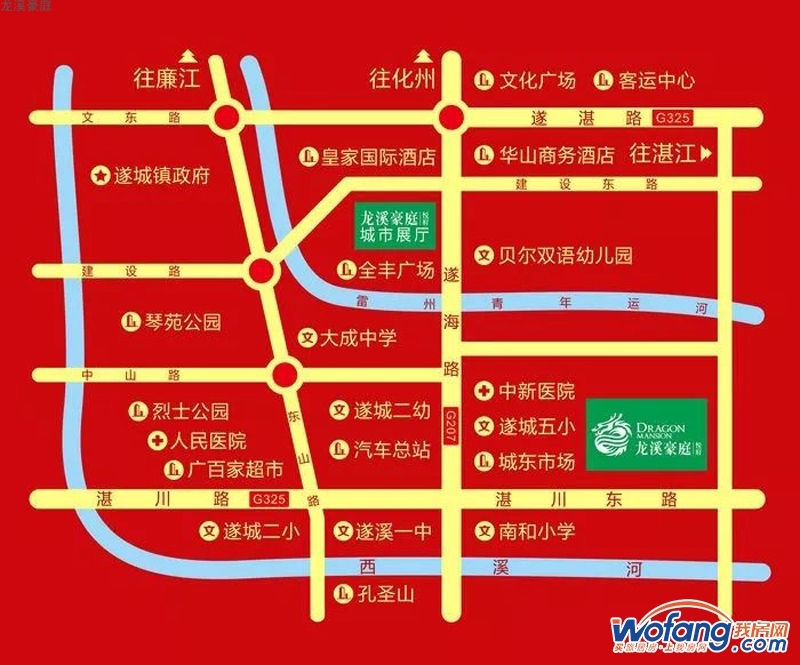 龙溪豪庭区位图