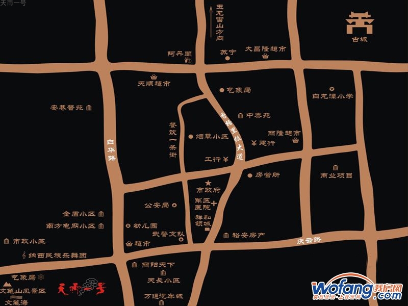 天雨一号区位图