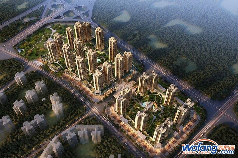 地标海东广场鸟瞰图