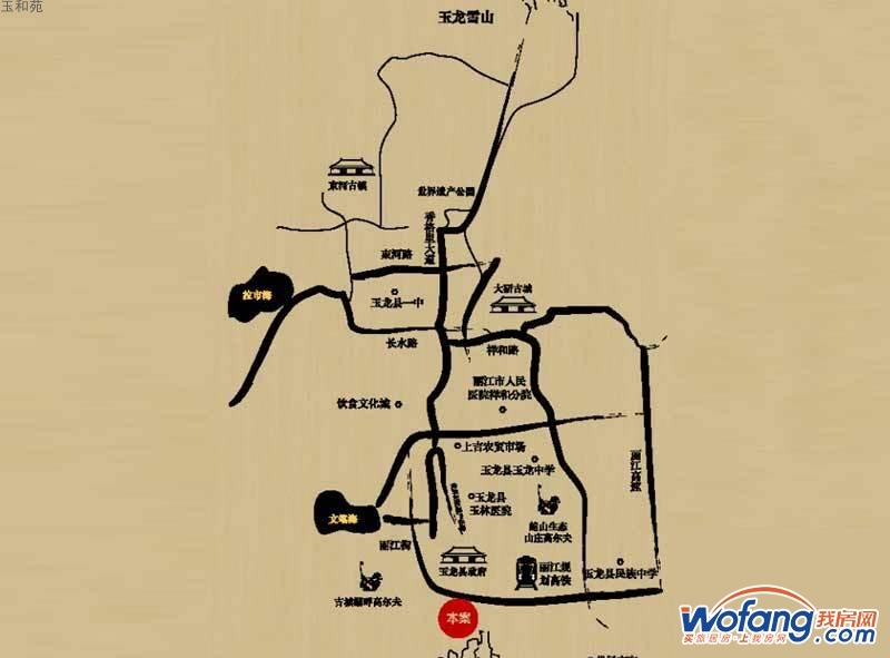 玉和苑区位图