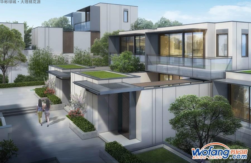 华彬绿城·大理桃花源效果图