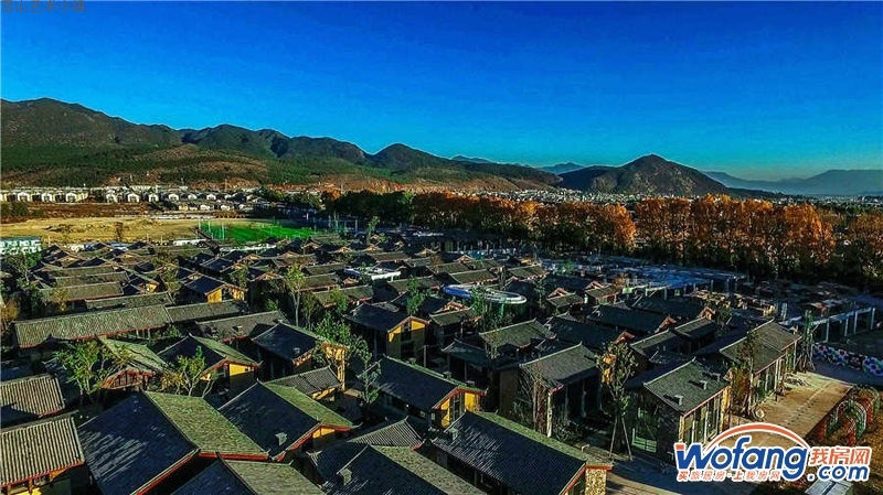 雪山艺术小镇实景图
