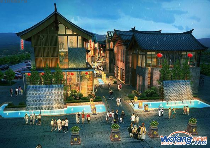丽江祥和商业广场效果图
