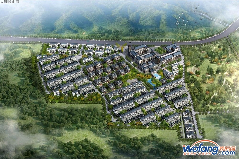 大理悦山海鸟瞰图