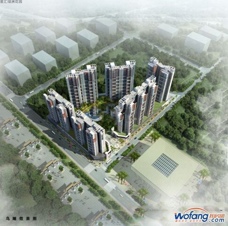 星汇绿洲花园效果图