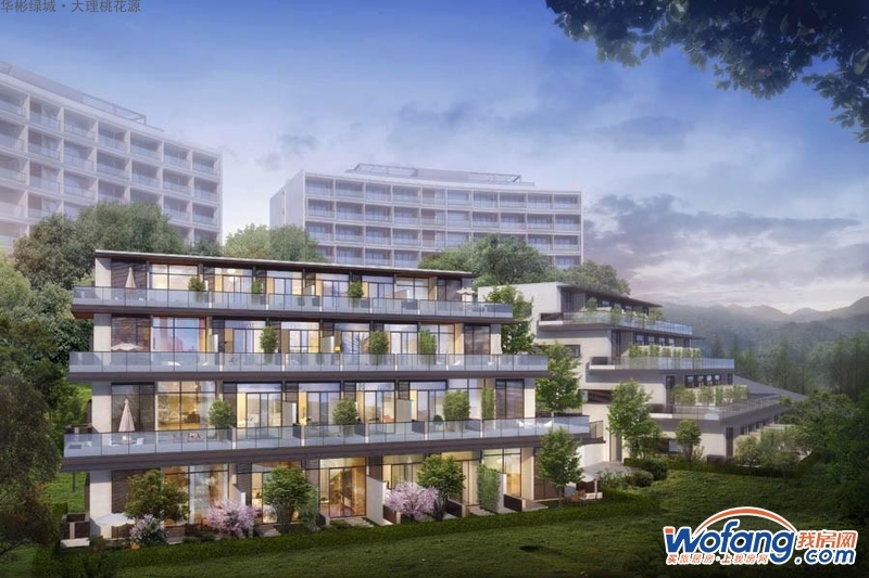 华彬绿城·大理桃花源效果图