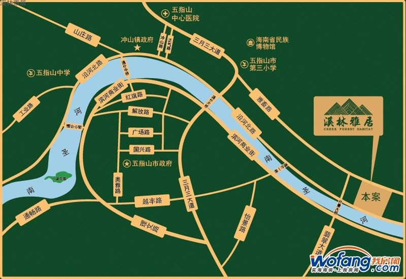 溪林雅居区位图