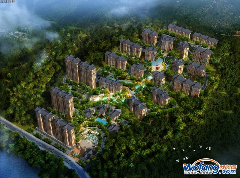 溪林雅居鸟瞰图