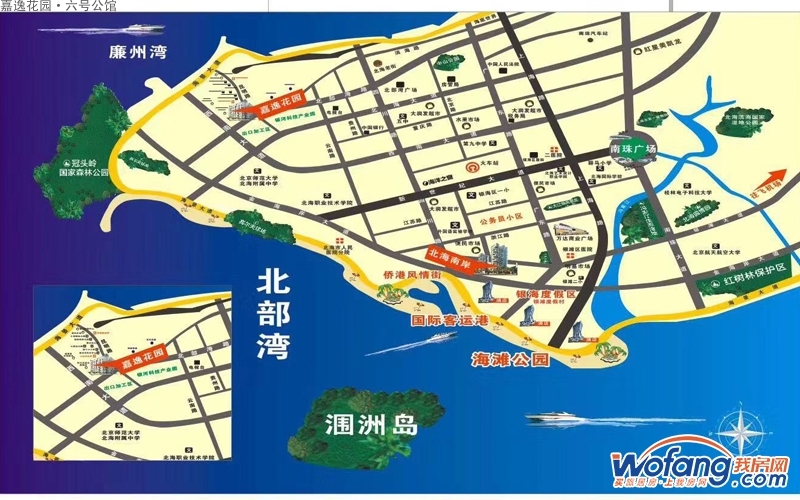 嘉逸花园·六号公馆交通图