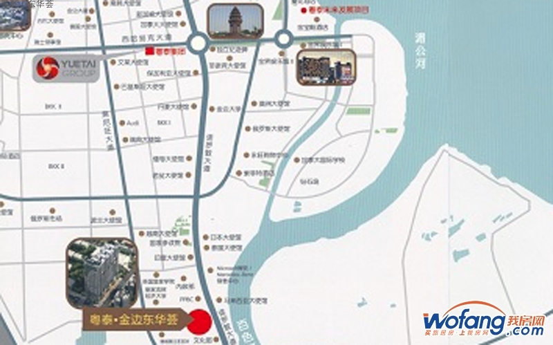 粤泰·东华荟交通图