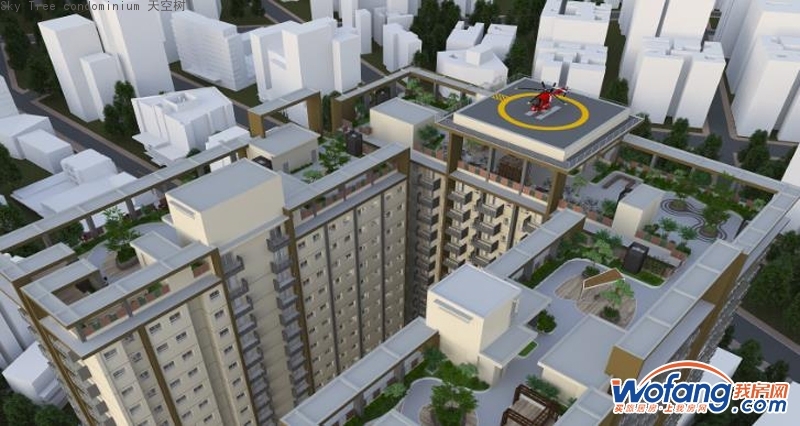 Sky Tree condominium 天空树效果图
