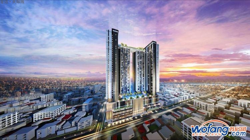 金边·天际线效果图