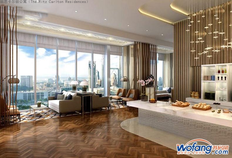 丽思卡尔顿公寓(The Ritz Carlton Residences)效果图