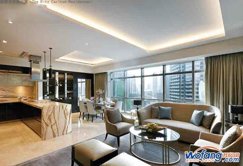 丽思卡尔顿公寓(The Ritz Carlton Residences)效果图